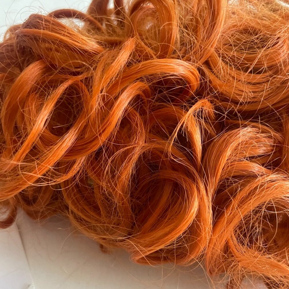 Curly Auburn Synthetic Wig